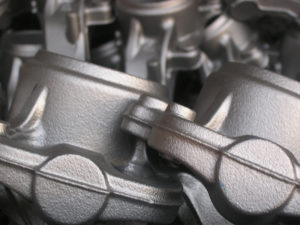 Reinigungsstrahlen - Schwenklager gestrahlt