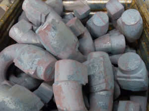 Reinigungsstrahlen - Schäkel