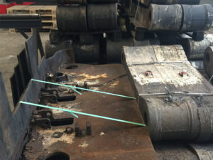 Reinigungsstrahlen - Maschinenteile Bergbau- Tunnelbau