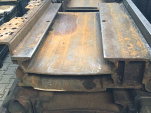 Reinigungsstrahlen - Maschienenfuß