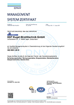 ISO 9001-2015 von KST