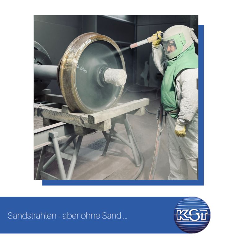 Sandstrahlen – aber ohne Sand…