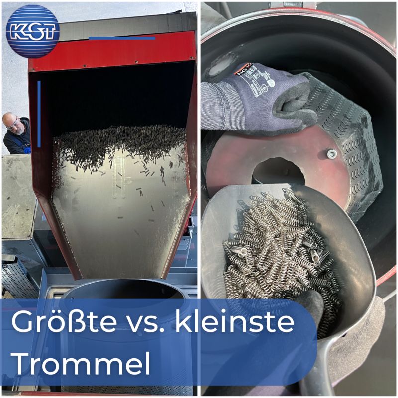 Größte vs. kleinste Trommel